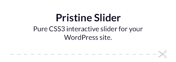 Pristine Slider: pure CSS3 interactive slider. - 1